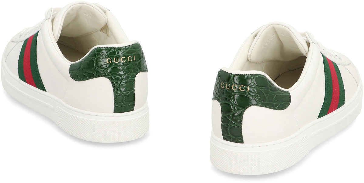 Ace leather low-top sneakers SHOES