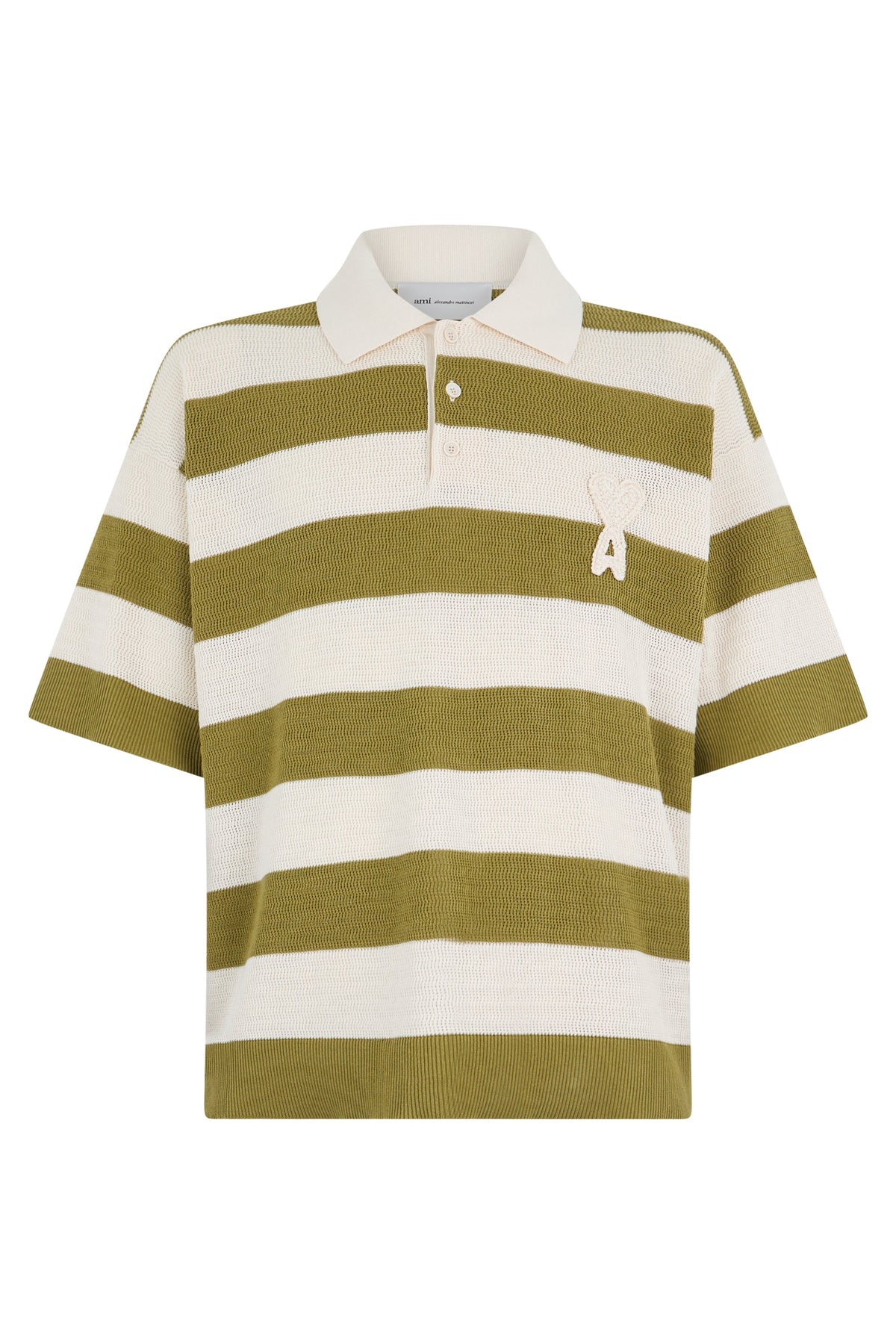 Cotton polo with stripes RTW