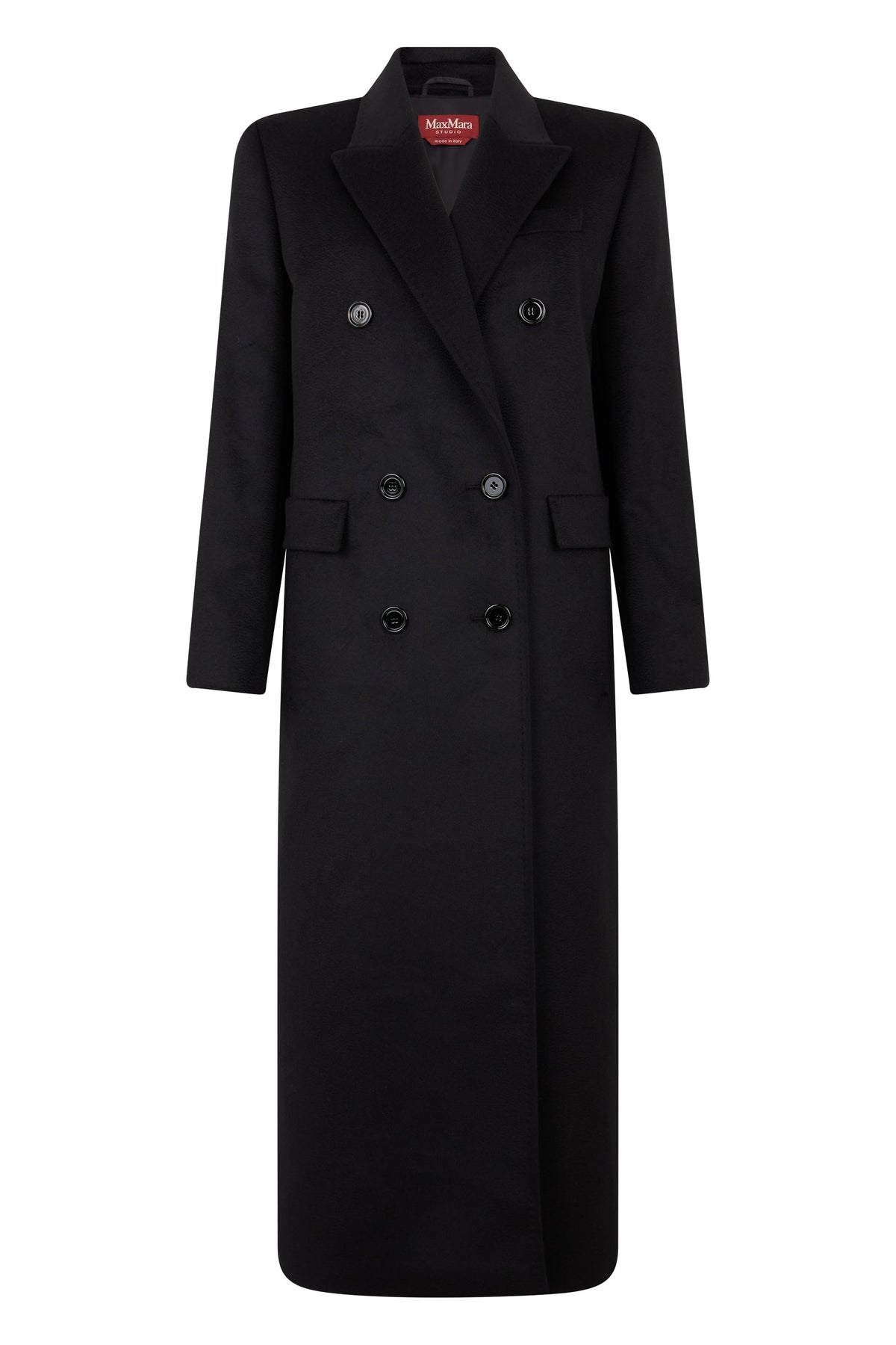 Double-breasted coat in virgin wool RTW