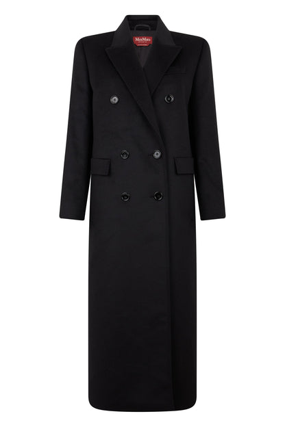 Double-breasted coat in virgin wool RTW
