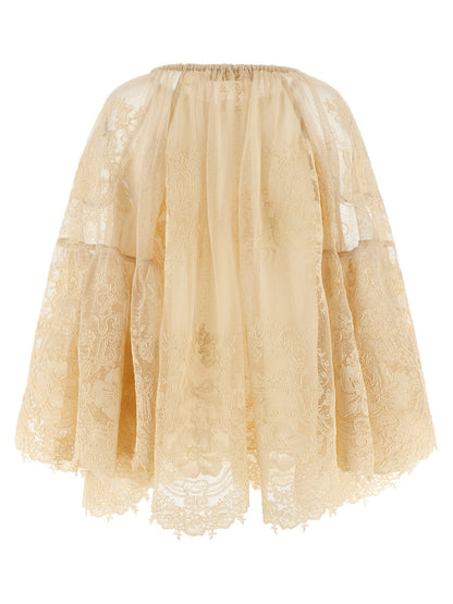 'Hypnotic Tiered Lace' blouse Shirt, blouse