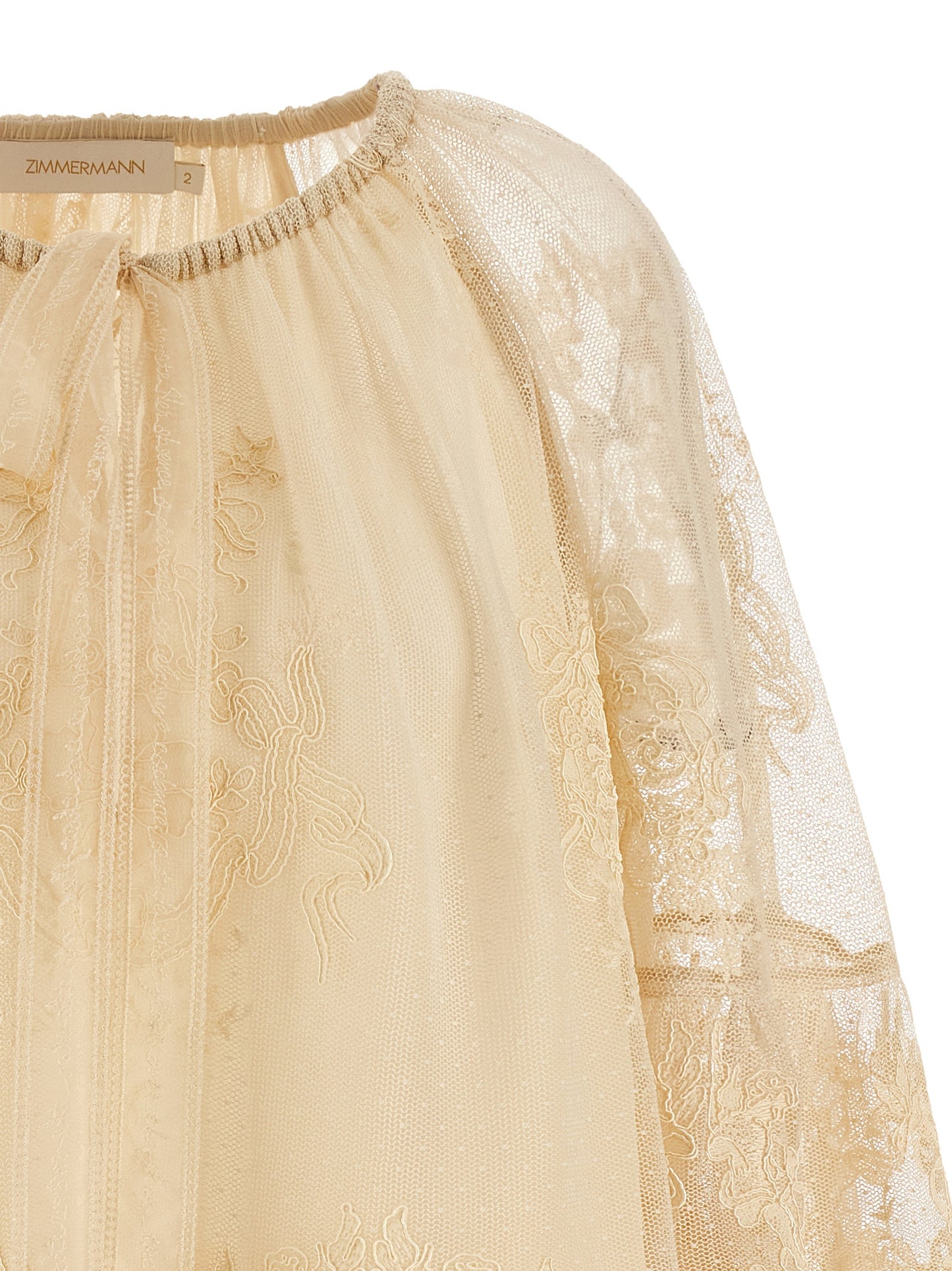 'Hypnotic Tiered Lace' blouse Shirt, blouse