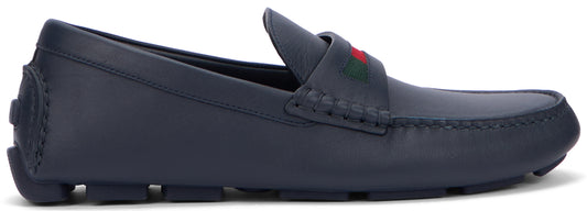 Driver moccasin in leather RTW