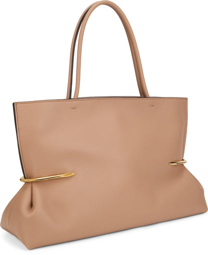Tote bag Pinch Squeezed Horizontal in leather BAGS