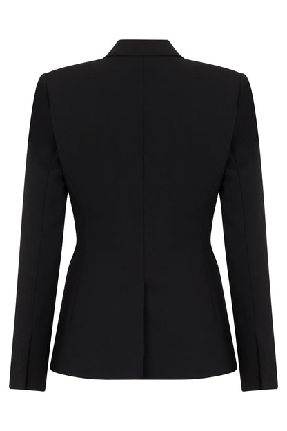 Single-breasted blazer in stretch wool RTW