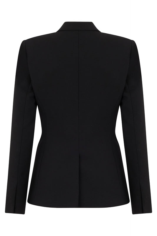 Single-breasted blazer in stretch wool RTW