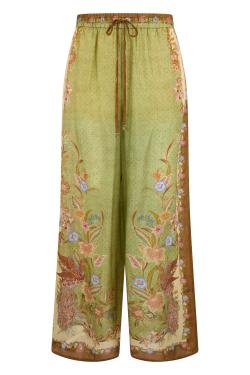Zimmermann Printed silk trousers