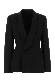Carven Ja308-shawl collar jacket