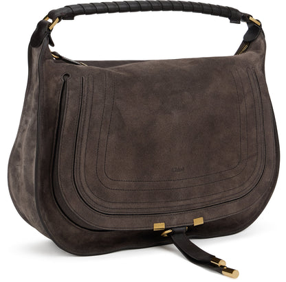 Shoulder bag Marcie in suede leather BAGS