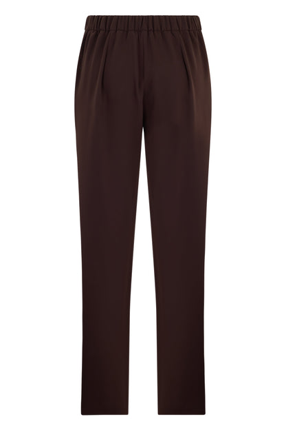 Elegant straight pants with elastic waistband RTW
