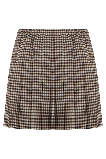 Gonna mini in mixed cotton RTW