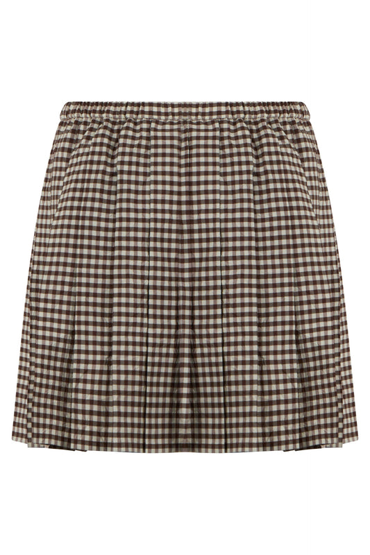 Gonna mini in mixed cotton RTW