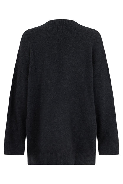 Cardigan with buttons and logo RTW