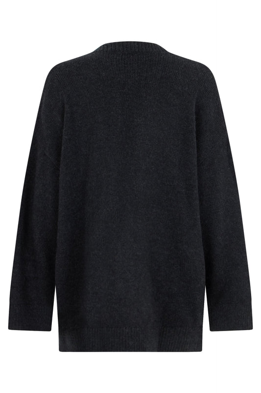 Cardigan with buttons and logo RTW