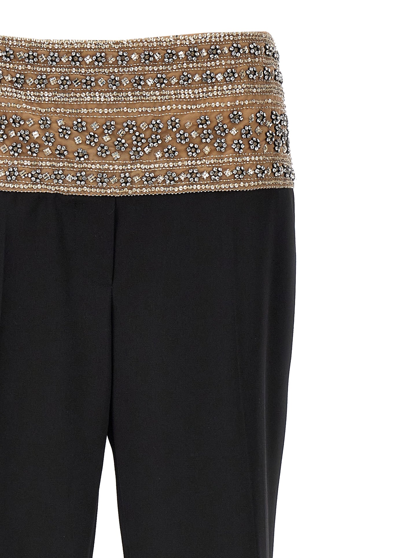 'Smoking' crystal trousers Pants