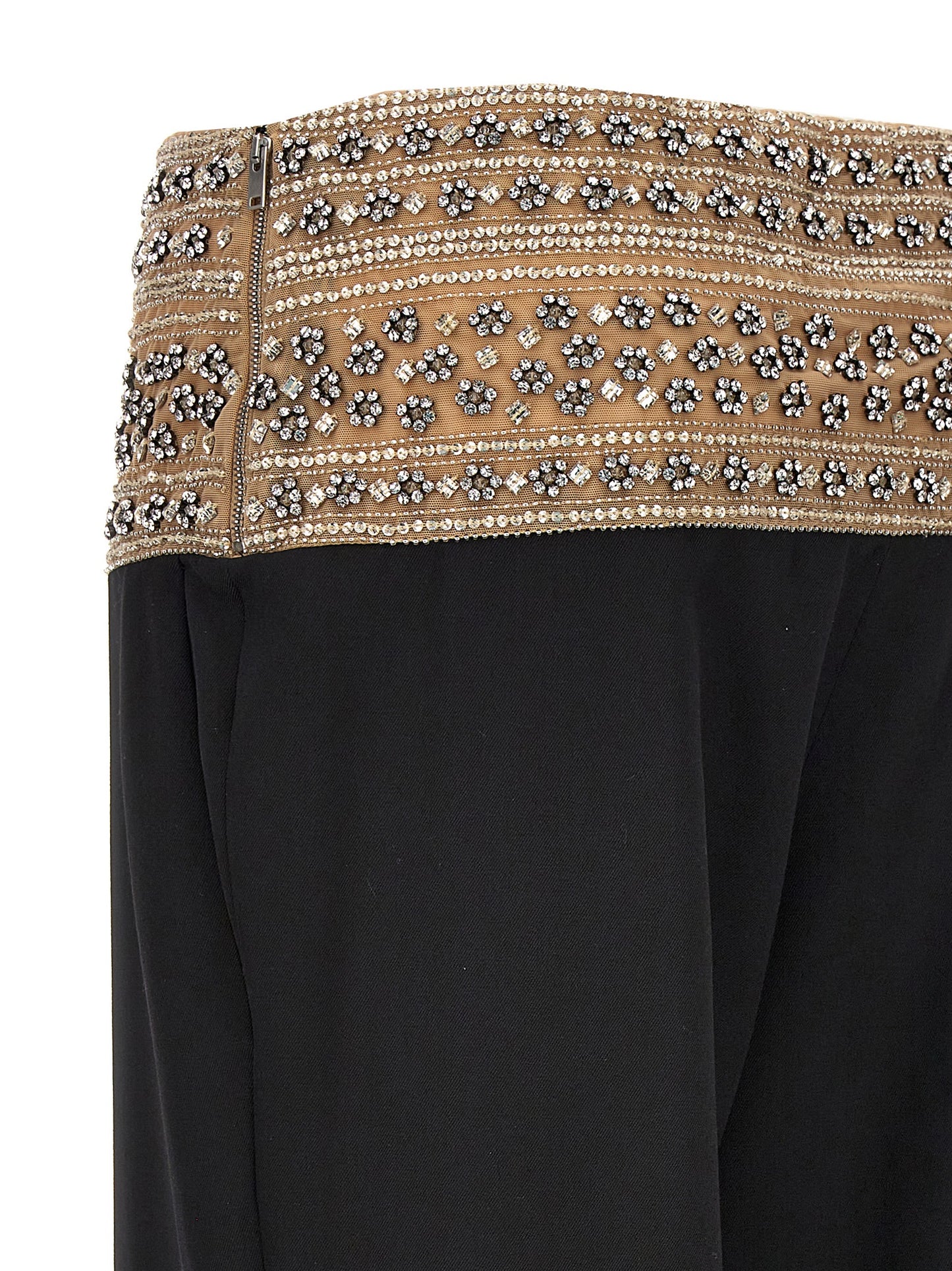'Smoking' crystal trousers Pants