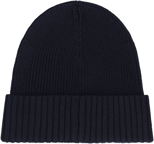 Beret made of virgin wool with logo RTW