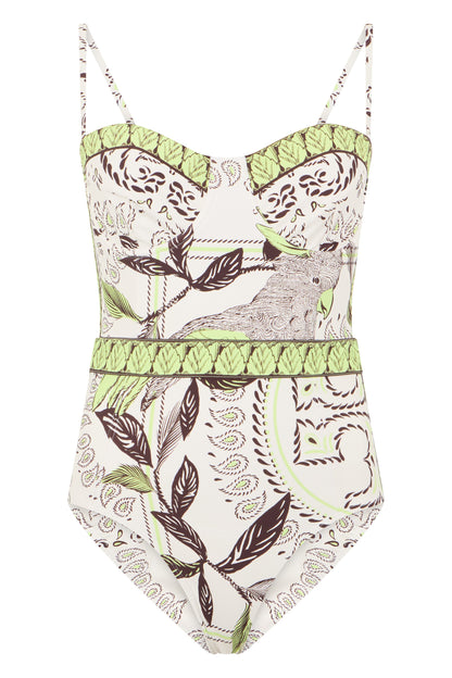 One-piece swimsuit with print RTW