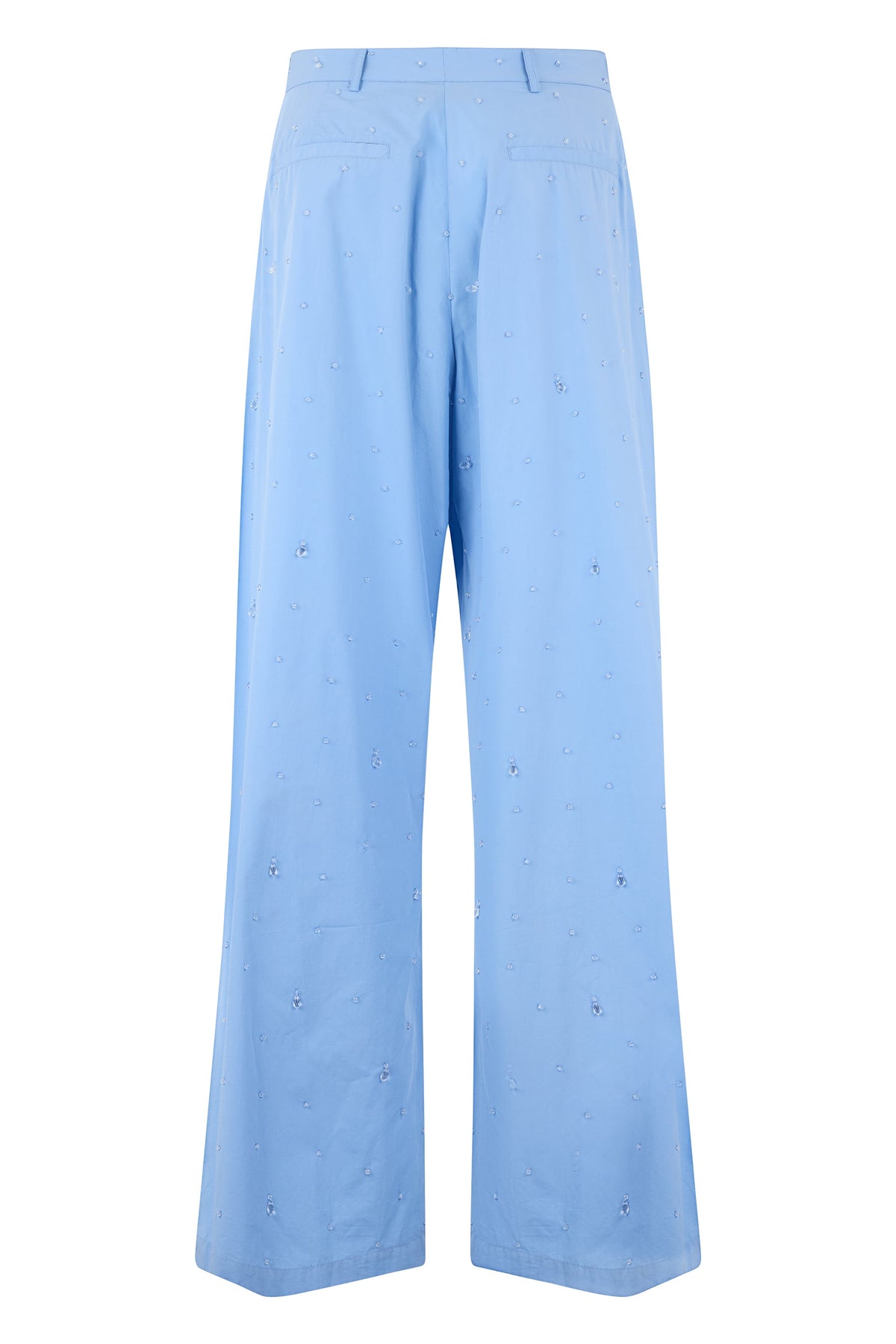 Straight trousers with decorative crystals RTW