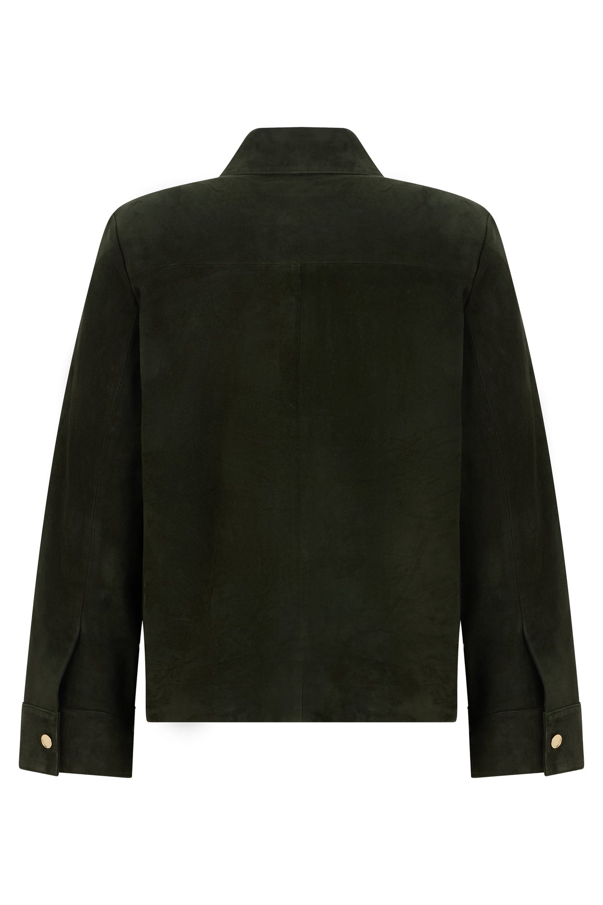 S MAX MARA Suede jacket with buttons