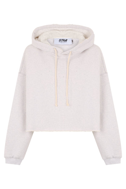 Golden Goose Cropped hoodie in cotton