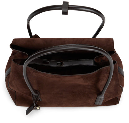 Large suede shoulder bag BAGS