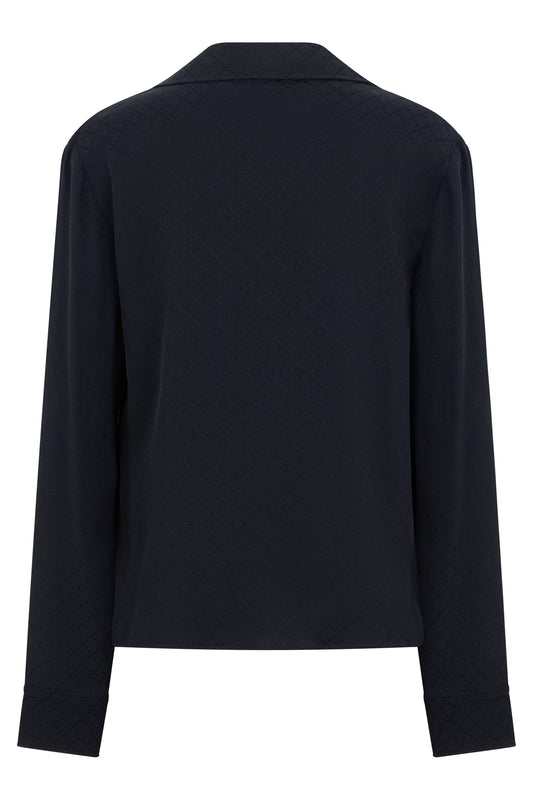Shirt in silk blend jacquard RTW