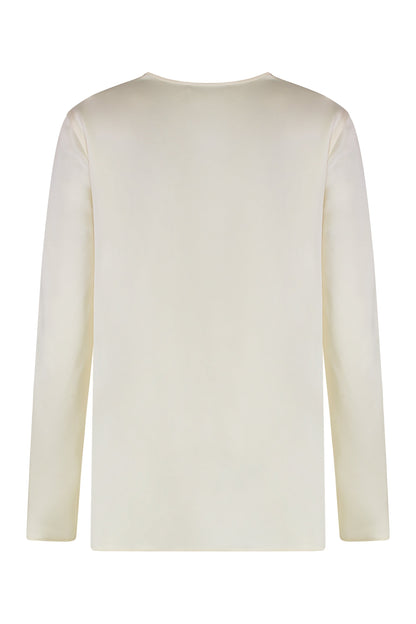 Blouse in silk crêpe from China RTW