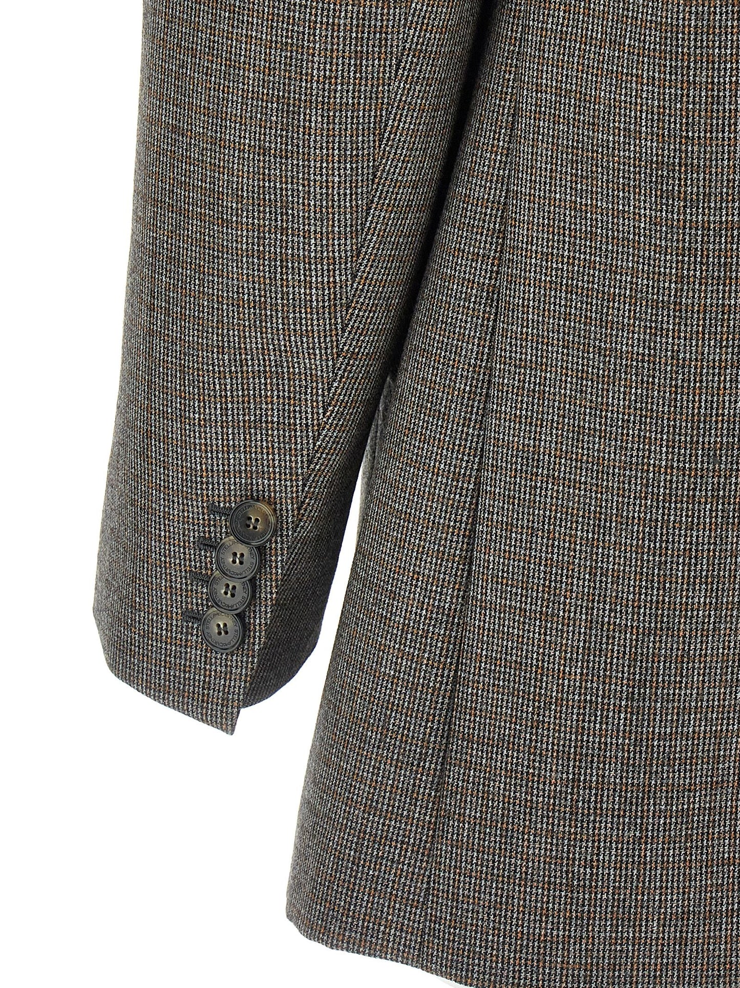 Single-breasted micro houndstooth blazer Blazer and Suits