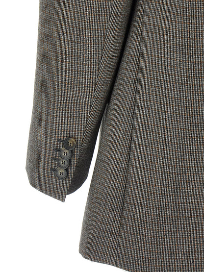 Single-breasted micro houndstooth blazer Blazer and Suits