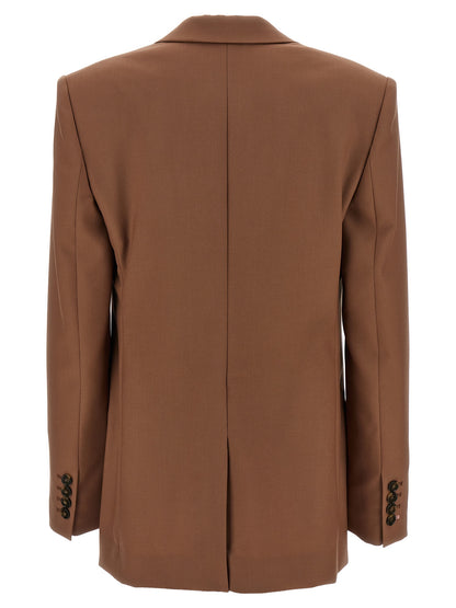 Single-breasted wool blazer Blazer, suits