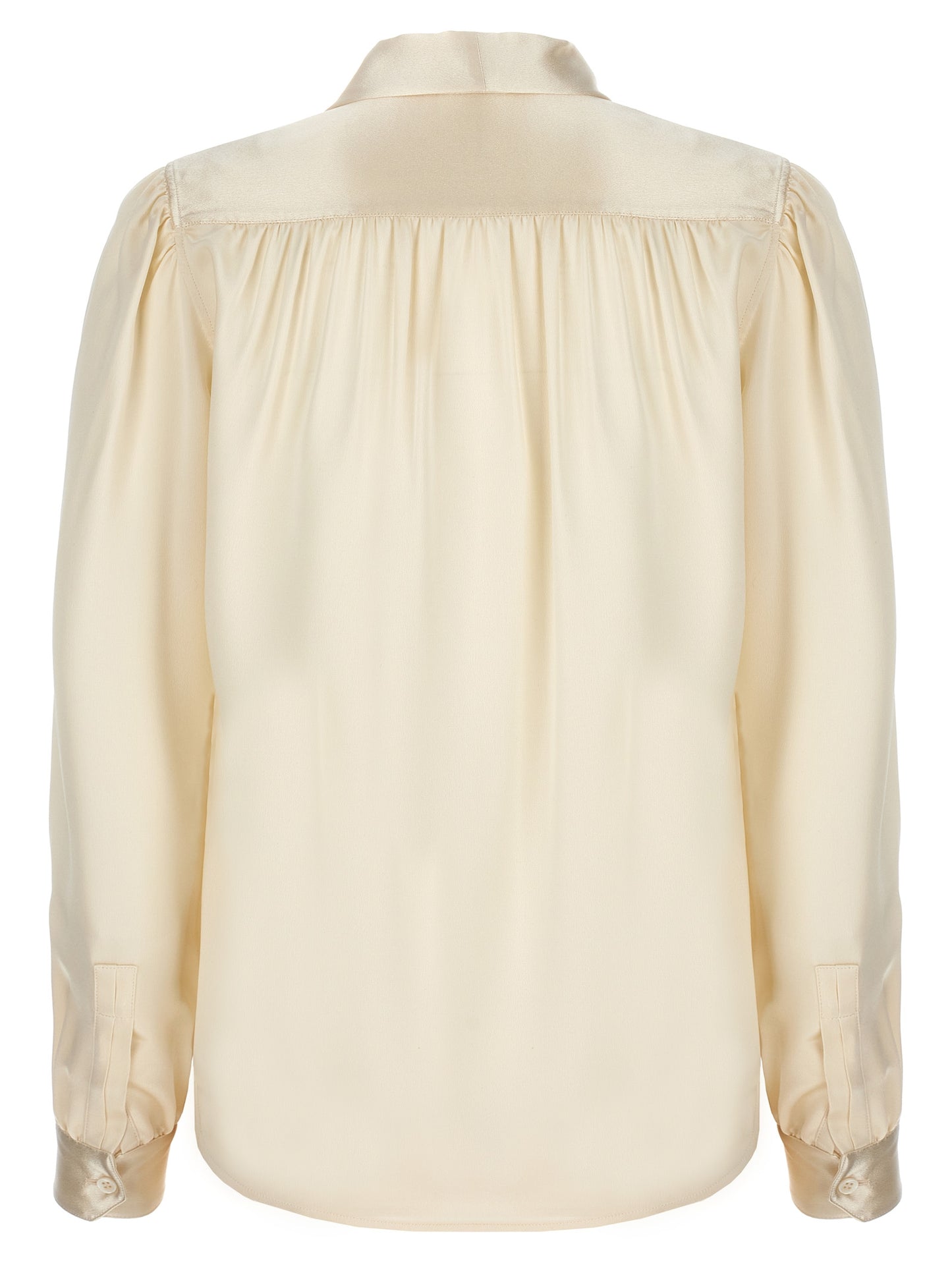 Lavalliere silk shirt Shirt, blouse