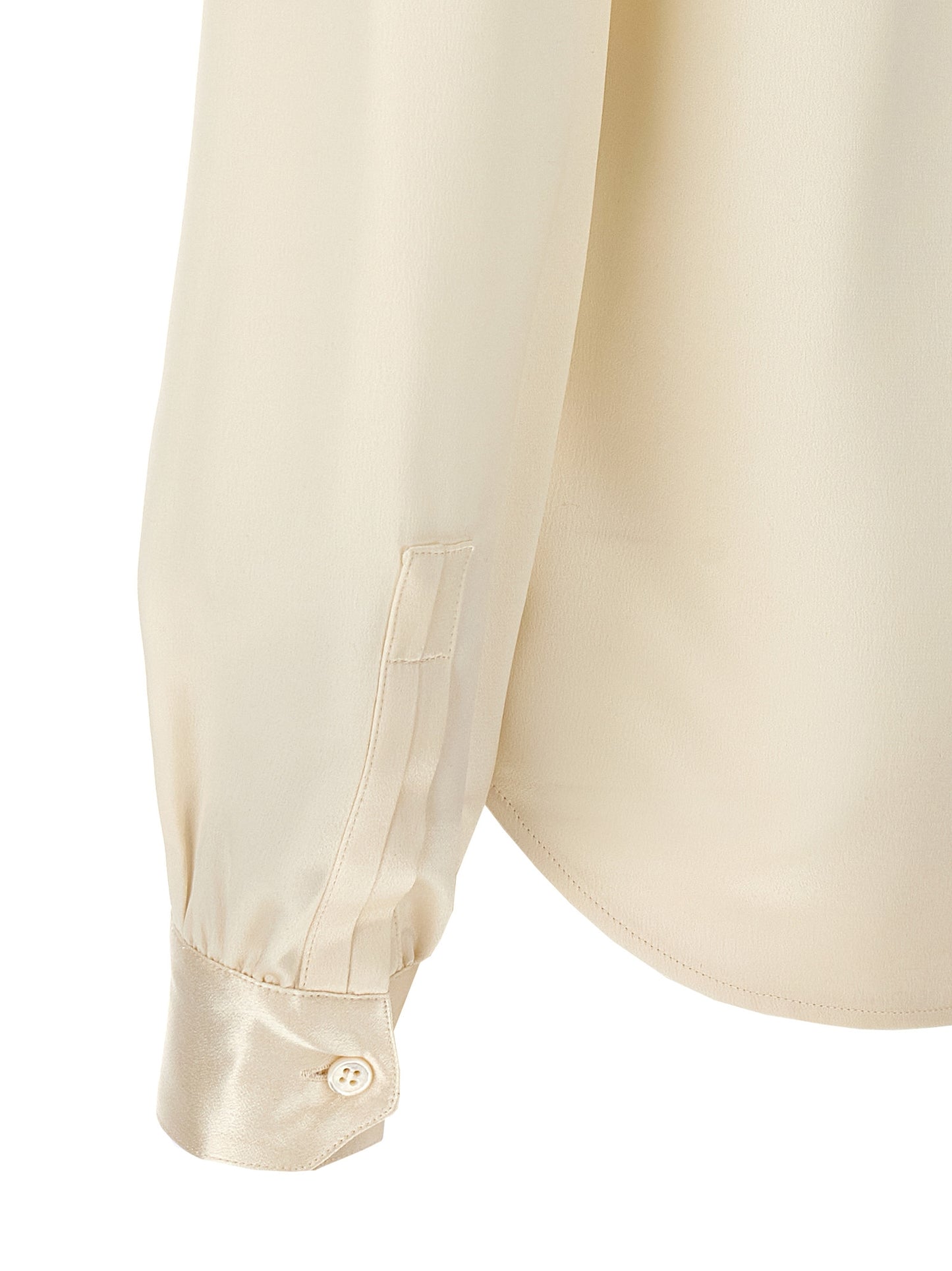 Lavalliere silk shirt Shirt, blouse