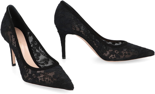 Claudia's lace neckline RTW