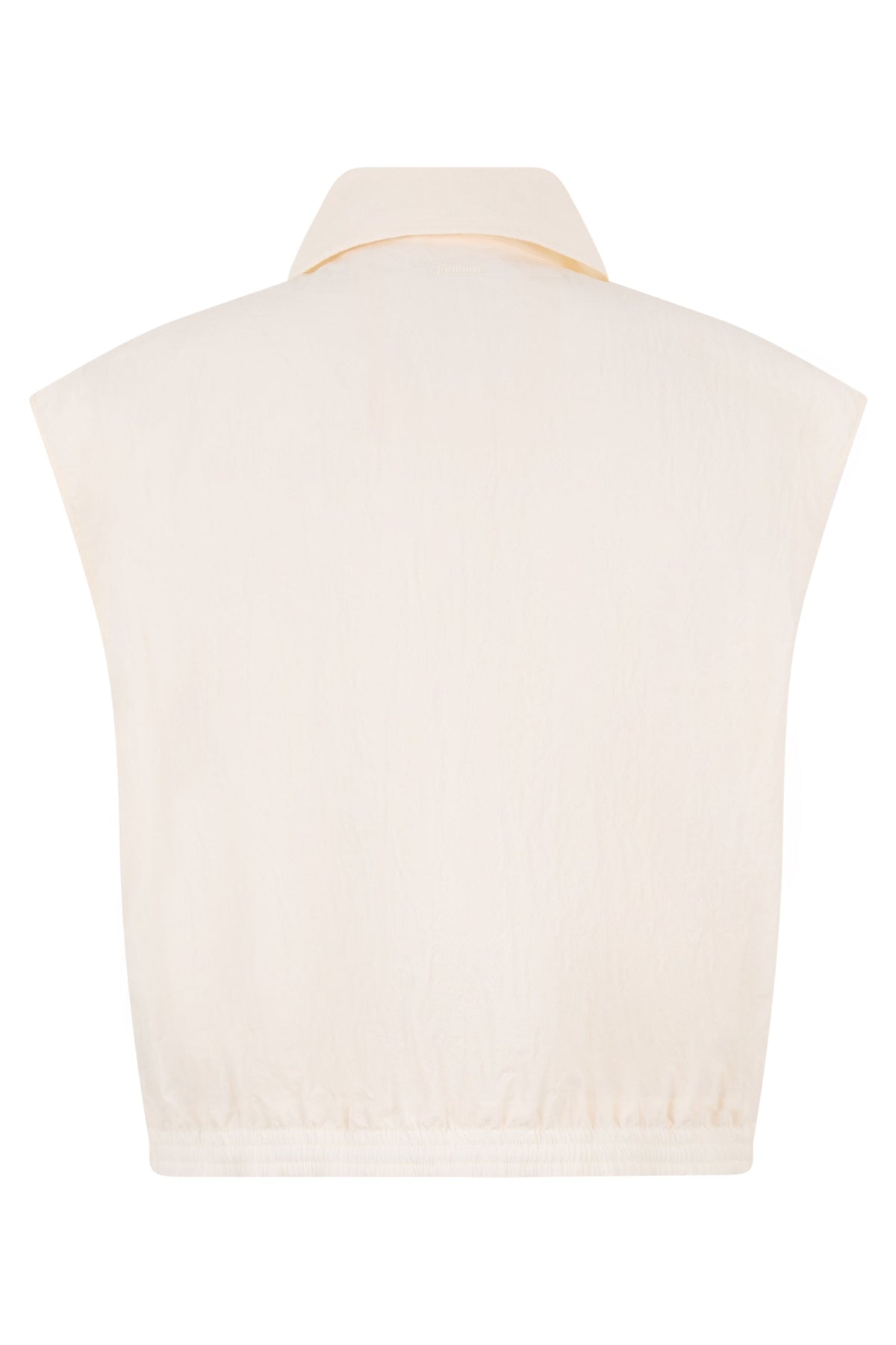 Sleeveless cropped jacket RTW