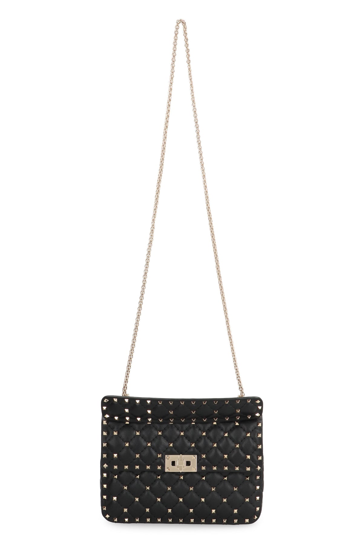 Valentino Garavani - Rockstud Spike media Leather handbag BAGS