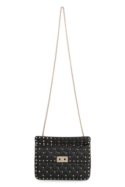 Valentino Garavani - Rockstud Spike media Leather handbag BAGS