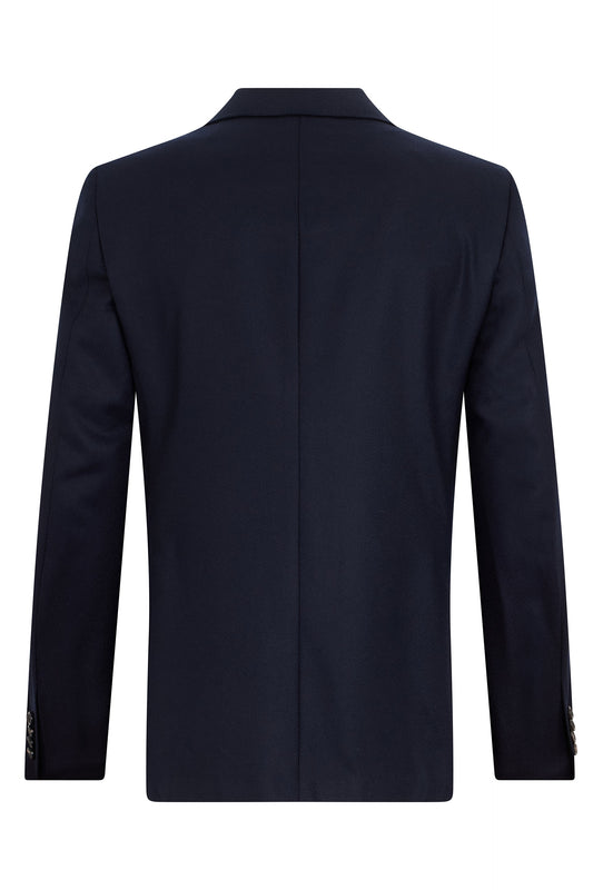 Single breasted jacket in a wool and silk blend RTW