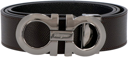 FERRAGAMO Gancini reversible leather belt