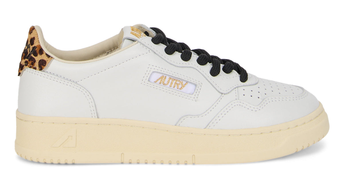 Sneakers with leopard details SHOES