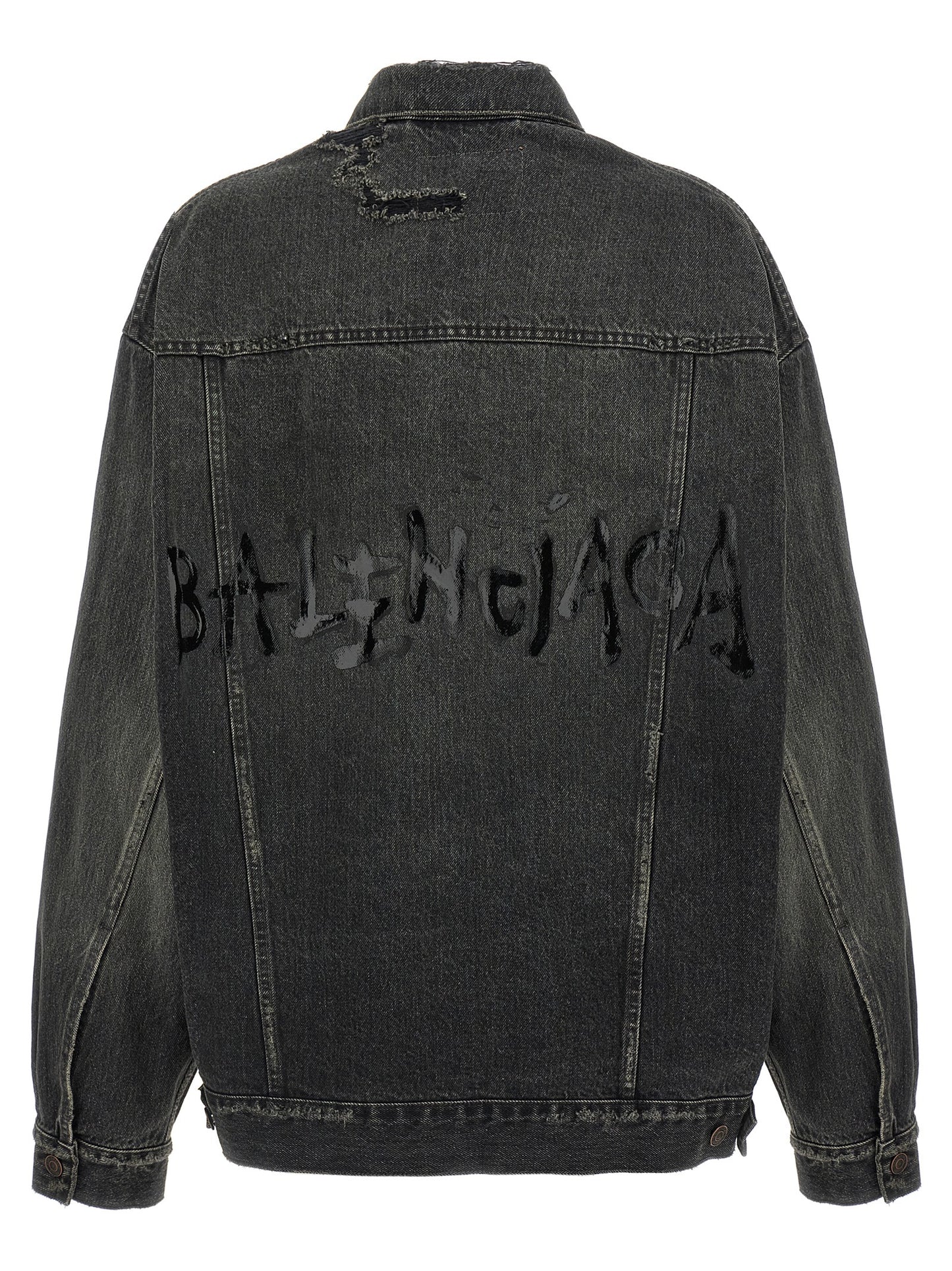Denim jacket with used effect Casual jackets, parka