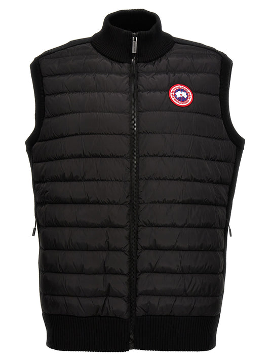 'HyBridge® Quilted KniKnit' vest Gilet