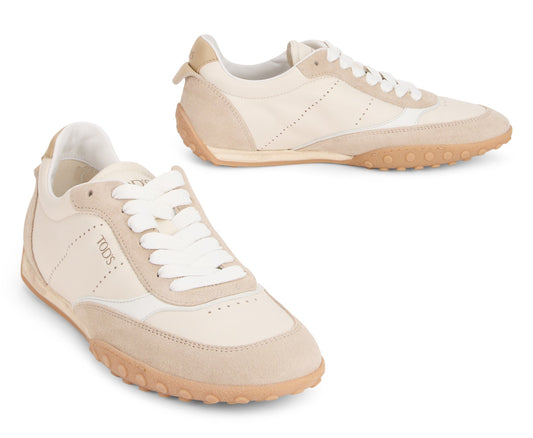 Sneakers with perforated inserts SHOES