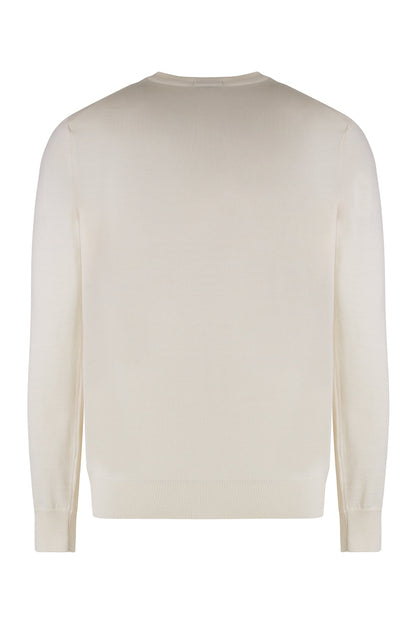 virgin wool crew-neck sweater RTW