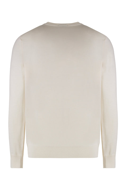 virgin wool crew-neck sweater RTW