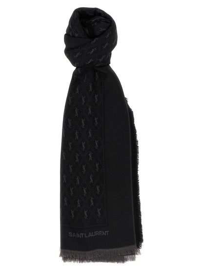 YSL monogram scarf Scarves, foulards