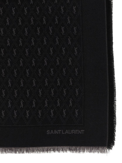 YSL monogram scarf Scarves, foulards