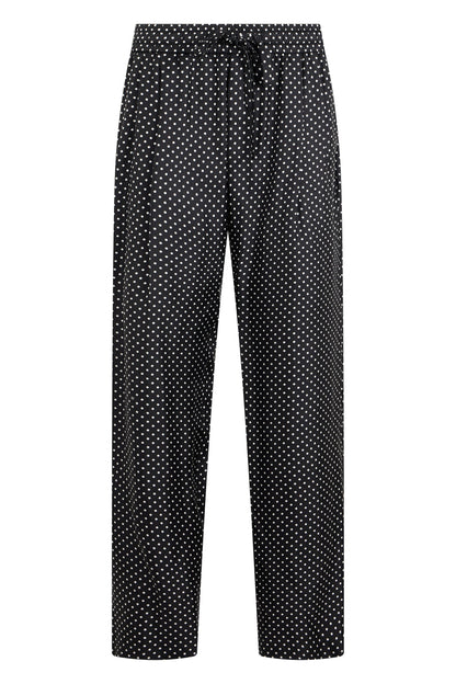 Polka dot pants with elastic waist RTW