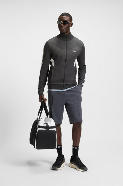 Cotton sweatshirt with zip and high collar RTW