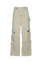 Dior Homme Distressed beige denim wide pant